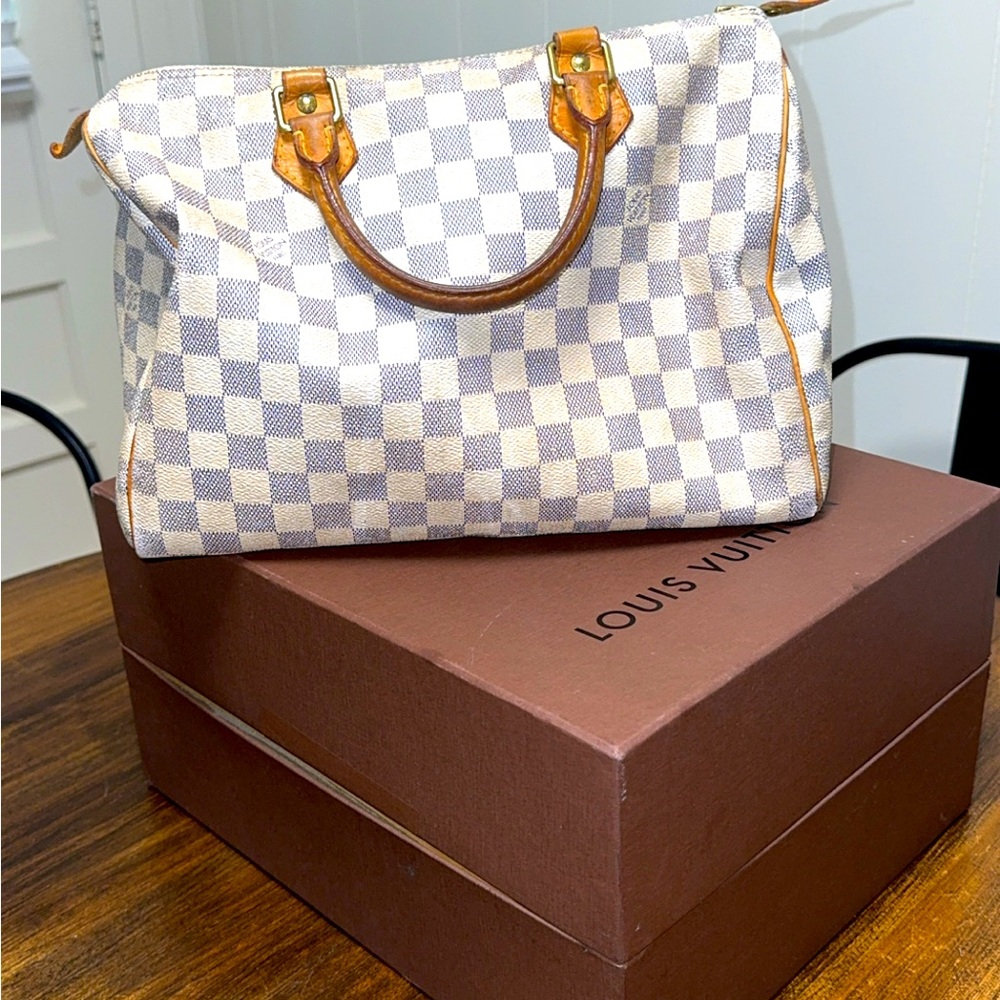 Louis Vuitton Damier Azul Speedy 30.